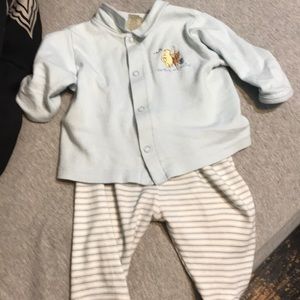 For a baby boy!  Winnie the Pooh 0-3